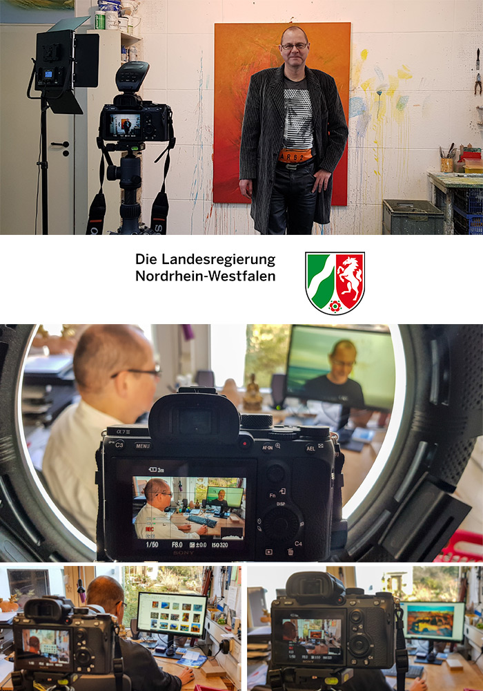 Bilder vom Videodreh Bildmaterial Videodreh